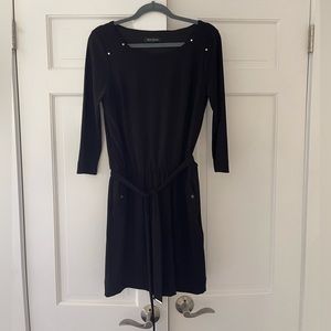 White House Black Market dress with studded detail and tie waist
